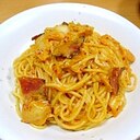 簡単15分！キムチクリームパスタ